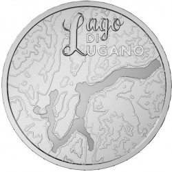 . 1 aaaaaaaaaaacoin @17/FEBRERO Envío@ SUIZA 20 FRANCOS 2025 B LAGO en LUGANO MONEDA DE PLATA Switzerland 20 Francs