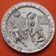 . @RARA@ MEXICO MEDALLA DE PLATA 1970 MUNDIAL DE FUTBOL LAZO DE AMISTAD ENTRE NACIONES 46,13 grs