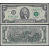 "EL BILLETE DE LA SUERTE" x ESTADOS UNIDOS 2 DOLARES 2009 Letra B NEW YORK - THOMAS JEFFERSON Pick 516 BILLETE SC USA