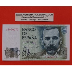 ESPAÑA 1000 PESETAS 1979 BENITO PEREZ GALDOS Serie A 3050077 Pick 158 BILLETE SIN CIRCULAR SC Spain banknote