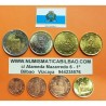 SAN MARINO MONEDAS EURO 2012 @PROCEDEN DE CARTERA@ 1+2+5+10+20+50 CENTIMOS 1 EURO + 2 EUROS 2012 Diseño Tipo I 2002 a 2016