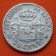 ESPAÑA Rey ALFONSO XIII 50 CENTIMOS 1892 * 9 2 PGM Tipo PELON KM.690 MONEDA DE PLATA MBC- Spain silver R/4