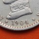 ESPAÑA Rey ALFONSO XIII 50 CENTIMOS 1904 * 0 4 SMV REY y ESCUDO KM.723 MONEDA DE PLATA MBC- Spain silver R/1