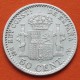 ESPAÑA Rey ALFONSO XIII 50 CENTIMOS 1904 * 0 4 SMV REY y ESCUDO KM.723 MONEDA DE PLATA MBC- Spain silver R/5