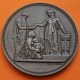 FRANCIA MEDALLA DE BRONCE 1876-1877 MÉRITO EN BENEFICIENCIA VILLE DE PARIS sr CORNET BUREAU DE BIENFAISANCE