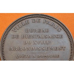 FRANCIA MEDALLA DE BRONCE 1789 CENTENARIO DE LA EXPOSICION UNIVERSAL @RARA@ France Exposition Universelle