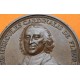 FRANCIA MEDALLA DE BRONCE 1736 CARDINAL DE FLEURY MINISTRO REY LUIS XV Suisse France ANDRE HERCULES Masonería