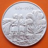 ISLANDIA 1000 KRONUR 1974 GUERREROS VIKINGOS KM.21 MONEDA DE PLATA SC @LIMPIADA@ Iceland silver coin