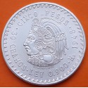 MEXICO 5 PESOS 1948 INDIO CUAUHTEMOC KM.465 MONEDA DE PLATA EBC- Mejico silver coin 0,87 ONZAS R/1