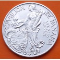 PANAMA 1 BALBOA 1947 VASCO NUÑEZ DE BALBOA Reverso TIPO 1 KM.13 MONEDA DE PLATA EBC- silver coin R/3