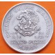 MEXICO 5 PESOS 1953 BUSTO DE HIDALGO KM.467 MONEDA DE PLATA LIMPIADA@ Mejico silver coin 0,64 ONZAS R/4