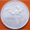 RUMANIA 100000 LEI 1946 REY MIHAI I y DAMA CON PALOMA KM.71 MONEDA DE PLATA EBC- Romania silver WWII R/4