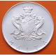 MALTA 2 LIRAS 1973 PUERTA de MEDINA en 1724 KM.20 MONEDA DE PLATA PROOFLIKE 2 Liri silver coin