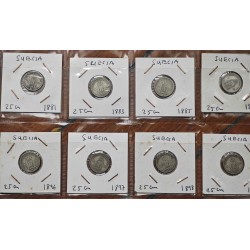 SUECIA 25 ORE 1928 G Rey GUSTAV V KM.785 MONEDA DE PLATA MBC Sweden silver coin
