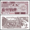 SOMALIA 5 SHILLINGS 1986 BUFALOS Pick 31C BILLETE SC Soomali Republic SOOMAALIYA 5 ShilinG AUNC BANKNOTES