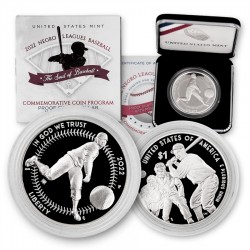 . @AGOTADA@ ESTADOS UNIDOS 1 DOLAR 2022 P BEISBOL NEGRO LEAGUES BASEBALL PLATA PROOF ESTUCHE Us Mint BASEBALL