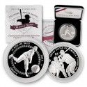 . @AGOTADA@ ESTADOS UNIDOS 1 DOLAR 2022 P BEISBOL NEGRO LEAGUES BASEBALL PLATA PROOF ESTUCHE Us Mint BASEBALL