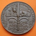 1938 ITALIA MEDALLA DE BRONCE RIUNIONE ADRIATICA DI SICURTA' TRIESTE 57 mm