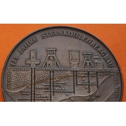 1982 ALEMANIA MEDALLA DE BRONCE Gewerkschaft Rheinpreussen 125 Steinkohlenbergbau GERMAN MINEY MEDAL