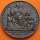 @LUJO@ 1854 VATICANO MEDALLA DE COBRE VATICAN MEDAL PIUS IX NURSERY SCHOOL IN ROME Girometti ITALIAN PAPAL STATES