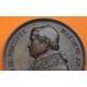 @LUJO@ 1854 VATICANO MEDALLA DE COBRE VATICAN MEDAL PIUS IX NURSERY SCHOOL IN ROME Girometti ITALIAN PAPAL STATES