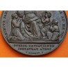 @LUJO@ 1854 VATICANO MEDALLA DE COBRE VATICAN MEDAL PIUS IX NURSERY SCHOOL IN ROME Girometti ITALIAN PAPAL STATES