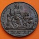 @LUJO@ 1854 VATICANO MEDALLA DE COBRE VATICAN MEDAL PIUS IX NURSERY SCHOOL IN ROME Girometti ITALIAN PAPAL STATES