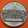 @ESCASA@ 1881 ITALIA MEDALLA DE ZINC MILANO ESPOSIZIONE NAZIONALE Medaglia Medal NATIONAL EXPOSITION