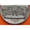 @ESCASA@ 1881 ITALIA MEDALLA DE ZINC MILANO ESPOSIZIONE NAZIONALE Medaglia Medal NATIONAL EXPOSITION