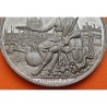 @ESCASA@ 1881 ITALIA MEDALLA DE ZINC MILANO ESPOSIZIONE NAZIONALE Medaglia Medal NATIONAL EXPOSITION