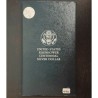 ESTADOS UNIDOS 1 DOLAR 1990 P PRESIDENTE EISENHOWER Home MONEDA DE PLATA PROOF Us Mint ESTUCHE OFICIAL $1 Dollar silver