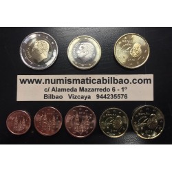 ESPAÑA MONEDAS EURO 2016 SIN CIRCULAR 1+2+5+10+20+50 Centimos 1 EURO + 2 EUROS 2016 REY FELIPE VI