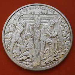 . 1946 1546 MEXICO RARA MEDALLA DE PLATA FUNDACIÓN DE ZACATECAS - JUAN DE TOLOSA PLATA silver medal GROVE 549.A