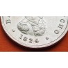 . 1924 PERU MEDALLA DE PLATA 1824 CENTENARIO DE LA BATALLA AYACUCHO modulo 1/2 REAL