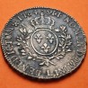 @ESCASA@ FRANCIA 1 ECU 1764 Letra L Ceca de BAYONNE Rey LOUIS XV MONEDA DE PLATA KM.512.12 France & Navarra