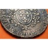 @ESCASA@ FRANCIA 1 ECU 1764 Letra L Ceca de BAYONNE Rey LOUIS XV MONEDA DE PLATA KM.512.12 France & Navarra