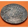@ESCASA@ FRANCIA 1 ECU 1764 Letra L Ceca de BAYONNE Rey LOUIS XV MONEDA DE PLATA KM.512.12 France & Navarra
