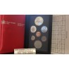 CANADA 1986 PRESTIGE SET 1+5+10+25+50 Centavos + 1 Dolar CANOA Nickel + 1 DOLAR 1986 VANCOUVER RAILWAY TREN PLATA 7 monedas