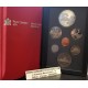 CANADA 1986 PRESTIGE SET 1+5+10+25+50 Centavos + 1 Dolar CANOA Nickel + 1 DOLAR 1986 VANCOUVER RAILWAY TREN PLATA 7 monedas