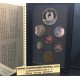 CANADA 1988 PRESTIGE SET 1+5+10+25+50 Centavos + 1 Dolar GANSO Latón + 1 DOLAR 1988 SAINT MAURIC IRONWORKS PLATA 7 monedas