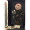 CANADA 1989 PRESTIGE SET 1+5+10+25+50 Centavos + 1 Dolar CANOA Nickel + 1 DOLAR 1989 INDIOS MACKENZIE RIVER PLATA
