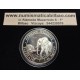 SOMALIA 100 SHILLINGS 2010 ELEFANTES AFRICAN WILDLIFE SC MONEDA DE PLATA 1 ONZA Oz OUNCE Somali Republic Elephants silver