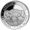 SOMALIA 100 SHILLINGS 2020 ELEFANTES ENFRENTADOS MONEDA DE PLATA PROOFLIKE Oz Ounce silver coin 1 ONZA