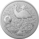 . 1 aaaaacoin AUSTRALIA 1 DOLAR 2021 CANGURO y EMU Serie Coat of Arms 1ª MONEDA DE PLATA OZ ONZA cápsula