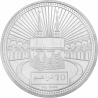 @RARA@ EMIRATOS ÁRABES UNIDOS 10 DIRHAMS 2015 LA MECA WORLD ISLAMIC MINT MONEDA DE PLATA PROOFLIKE 1 ONZA