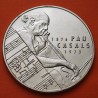 CATALUÑA 5 ECU 1993 MÚSICO PAU CASALS KM.X.M.11 MONEDA DE NICKEL SC 5 Catalunya