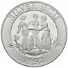@ESTUCHE y CERTIFICADO@ INGLATERRA SILVER ECU 1992 TRES GRACIAS y MAPA DE EUROPA MONEDA DE PLATA PROOF UK silver 0,68 ONZAS