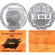 @ESTUCHE + CERTIFICADO@ Holanda 25 ECU 1991 REINA BEATRIZ y CLAUS MEDALLA MONEDA DE PLATA The Netherlands 0,74 ONZAS