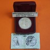 @ESTUCHE y CERTIFICADO@ HOLANDA 10 ECU 1991 ERASMUS DE ROTTERDAM KM.X.45 MONEDA DE PLATA PROOF The Netherlands 0,74 ONZAS