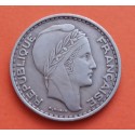 ARGELIA 50 FRANCOS 1949 ALEGORIA y ESCUDO KM.92 MONEDA DE NICKEL MBC Algeria Algerie COLONIA DE FRANCIA